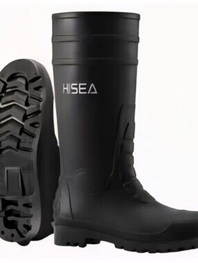 HSEA Men's Black Rain & Snow Boots